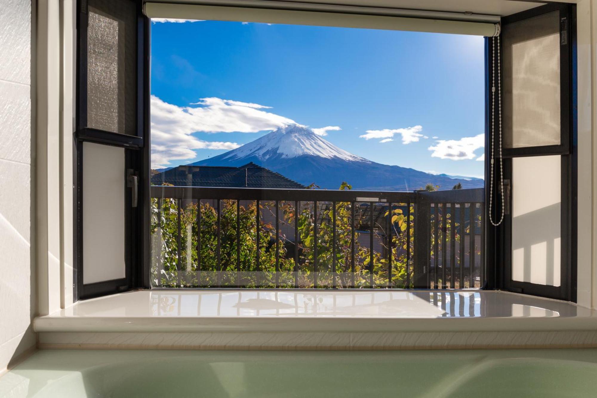 View Of Mt Fuji Free Transportation Bicycle Rental Ok 富士山眺望 Fudžikawagučiko Exteriér fotografie